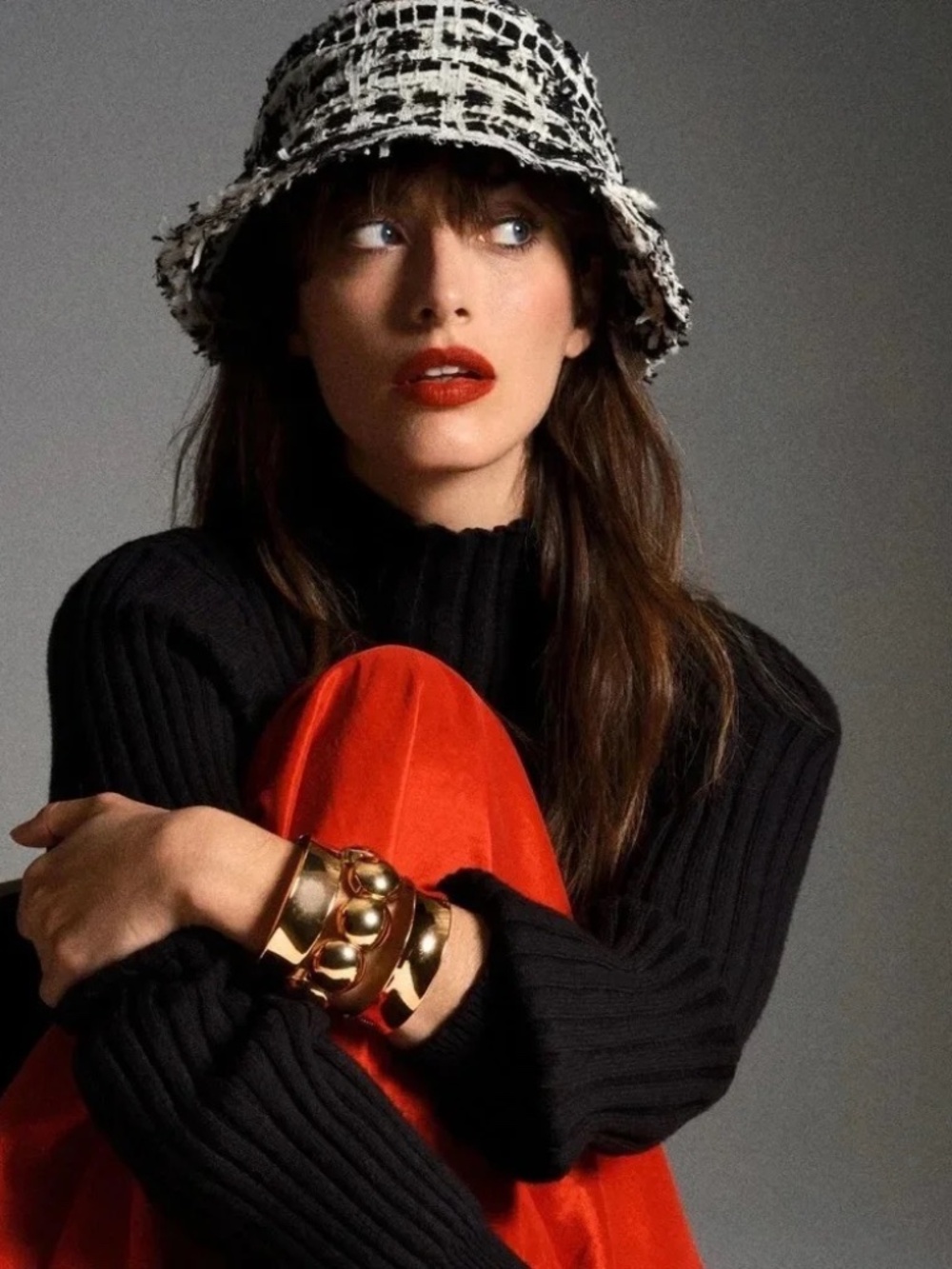 NWT Anthropologie Woven Bucket Hat